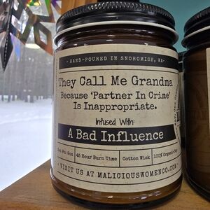 A Bad Influence Candle - Brown